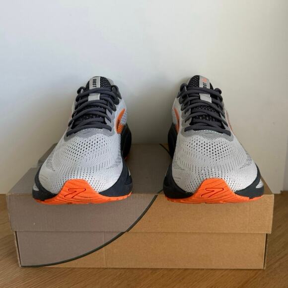 Brooks Ghost 17 Oyster Mushroom/Orange/Ebony Men Running Sneakers- SZ 11.5 main image 5